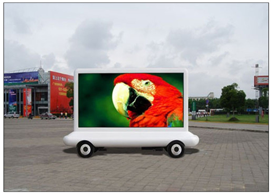 8000nits Brightness Truck quảng cáo Taxi LED hiển thị 10000 pixel với hệ thống điều khiển đa phương tiện