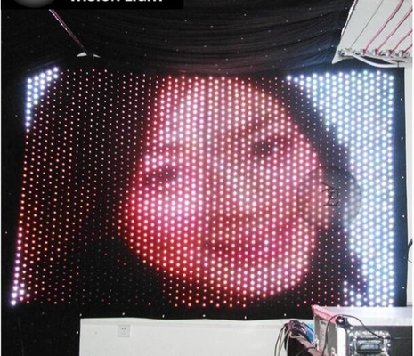 DMX RGB mềm linh hoạt LED Curtain cho phông nền di động trang trí sân khấu