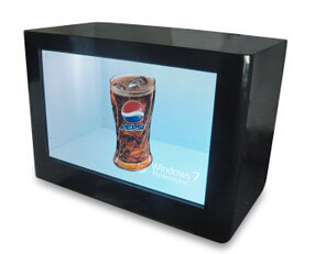 Bảng hiệu kỹ thuật số LCD Video Wall Quảng cáo màn hình cảm ứng trong suốt Màn hình giới thiệu