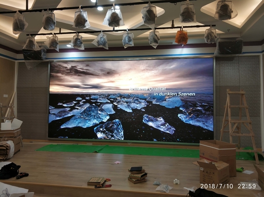 nền Màn hình LED sân khấu trong nhà Mô-đun màn hình điện tử P3 đầy đủ màu sắc 256x128mm