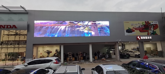 Màn hình quảng cáo ngoài trời lớn Trung tâm mua sắm P10 đủ màu không thấm nước